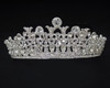 Silver Crystal Rhinestone Tiara (TR008)