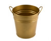 6" Gold Metal Bucket - Pack of 10