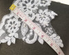 6" x 15 Yards Floral Embroidered Bridal Venice Lace