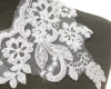 6" x 15 Yards Floral Embroidered Bridal Venice Lace