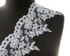 4.5" x 15 Yards Floral Embroidered Bridal Venice Lace