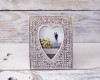 Rectangle Crystal Rhinestone Wedding Photo Frame - 1 Frame