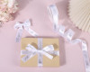 7/8" x 25 Yards Silver "Mi Bautizo" Printed Satin Ribbon for Baptism Favors - Pack of 5 Rolls