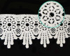 2"x 30 Yards White Venice Lace Trim - Venise Lace Wholesale