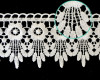 2 3/4"x 30 Yards White Venice Lace Trim - Floral Venise Lace Wholesale