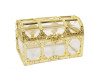 3.5" x 2" Gold Treasure Chest Gift Favor Box - Pack of 12