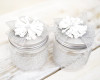 2" Silver Round Embellished Favor Box With Tin Lid - Pack of 12