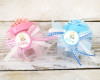 2" Blue Baby Shower Embellished Favor Boxes - Pack of 12