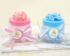 2" Blue Baby Shower Embellished Favor Boxes - Pack of 12