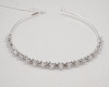 Silver Crystal Bridal Headband - 1 Piece (TL150)