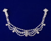 Silver Bridal Rhinestone Forehead Fashion Chain Headpiece - Pack of 3 (TW051)