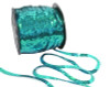 6mm x 100 Yards Turquoise Flat Metallic Cord Strung Sequin Trim