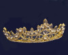 Gold Crystal Rhinestone Tiara (TQ021)