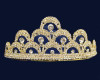 Gold Crystal Rhinestone Tiara  (TU040)