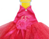Fuchsia Glitter Quinceanera Champagne Bottle Dress - Pack of 3