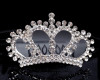 Silver Crystal Rhinestone Mini Tiara - Pack of 12 (TM151)