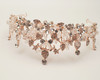 Rose Gold Crystal Rhinestone Crown Tiara (TV033)