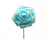 2 3/4" Blue Rose Foam Flowers - Pack of 120 Pieces