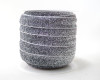 5/8" x 20 Yards Fold Over Elastic Stretch Silver Glitter Trim  - available in 13 Colors