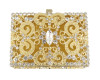 3" Gold Rectangle Crystal Wedding Arras Box Set