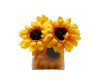 3" Silk Sunflower Heads - Pack of 48