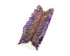 4" Purple Gold Glitter Butterfly Decorations - Pack of 12 Monarch Butterflies