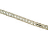 1/4" x 5 Yards Silver Iron-On Rhinestone Seam Trim