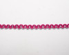 1/2" x 50 Yards Fuchsia/Silver Looped Trim - Pack of 5