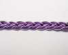 1/2" x 15 yards Purple/Silver Braided Trim - Pack of 5