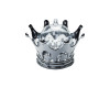 2 3/4" Silver Crown Candy Favor Box with Lid - Pack of 12