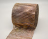 4.5" x 10 yards 24 Rows Champagne Diamond Mesh Wrap