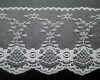 3.75" x 150 Yards White Flat Lace Trim Roll