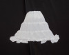 12" x 16 1/2" White Polyester Petticoat 