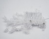 2" x 5" Silver Headpiece with Crystal Beads