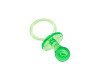 2.5" Mint Transparent Plastic Baby Shower Pacifier - Pack of 36