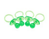 2.5" Mint Transparent Plastic Baby Shower Pacifier - Pack of 36