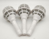 7" White Foam Bouquet Holder - Pack of 6