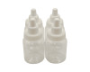 3 1/2" White Decorative Plastic Mini Baby Bottle - Pack of 12