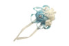 2 3/4" Blue  Satin Rose Flower Pin Boutonniere  - Pack of 12 Pin Corsages