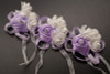 2 3/4" Lavender  Satin Rose Flower Pin Boutonniere  - Pack of 12 Pin Corsages