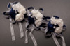 2 3/4" Navy Blue  Satin Rose Flower Pin Boutonniere  - Pack of 12 Pin Corsages