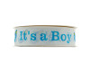 7/8"x 25 yards It's a Boy Baby Shower Grosgrain Gift Ribbon - Pack of 5 Rolls