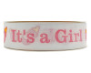 7/8"x 25 yards It's a Girl Baby Shower Grosgrain Gift Ribbon - Pack of 5 Rolls