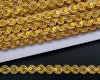 1/2"x 15 yards Gold Sequin Trim - Pack of 5