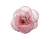 2 3/8" Mauve Organza Rose Flower - Pack of 120