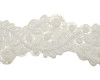 5 1/2"x 5 yards White Beaded Sequin Trim