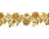 2 1/2"x 10 yards Gold Beaded Sequin Trim (EMS3478)