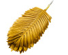 7"x 20 1/2" Gold Artificial Palm Leaf for Floral Arrangements - Pack of 12