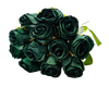 5 1/2"x 11" Hunter Green Long Stem Artificial Rose Bouquet Floral Arrangement - Pack of 6 Dozens