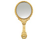 4 1/2"x 10" Gold Portable Mis Quince Handheld Mirror - Pack of 12 Quinceanera Favors
